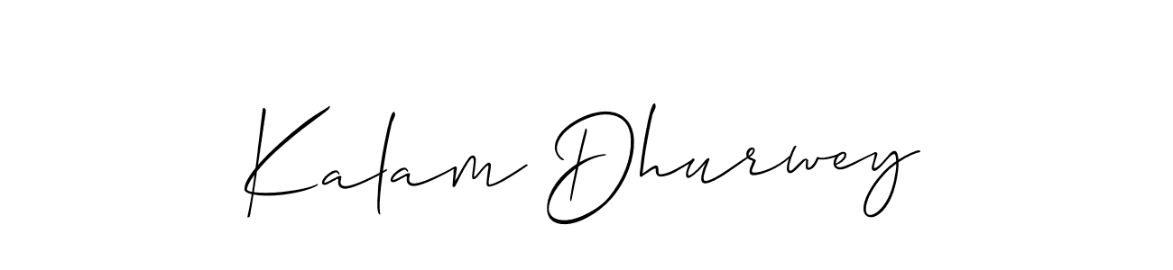 Once you've used our free online signature maker to create your best signature Allison_Script style, it's time to enjoy all of the benefits that Kalam Dhurwey name signing documents. Kalam Dhurwey signature style 2 images and pictures png