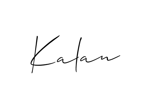 Make a short Kalan signature style. Manage your documents anywhere anytime using Allison_Script. Create and add eSignatures, submit forms, share and send files easily. Kalan signature style 2 images and pictures png