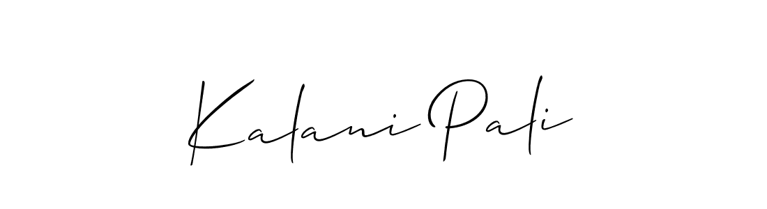 Make a beautiful signature design for name Kalani Pali. Use this online signature maker to create a handwritten signature for free. Kalani Pali signature style 2 images and pictures png