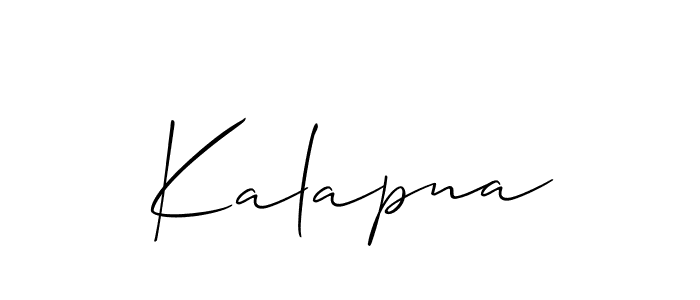 It looks lik you need a new signature style for name Kalapna. Design unique handwritten (Allison_Script) signature with our free signature maker in just a few clicks. Kalapna signature style 2 images and pictures png