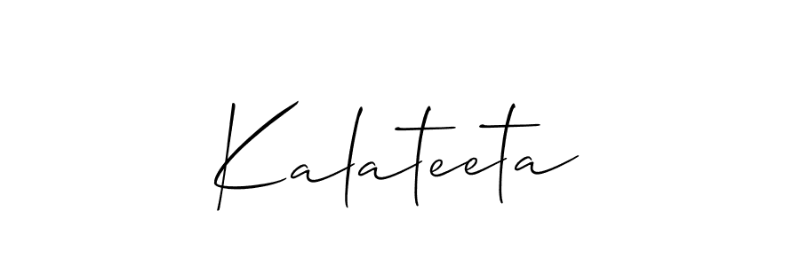 You should practise on your own different ways (Allison_Script) to write your name (Kalateeta) in signature. don't let someone else do it for you. Kalateeta signature style 2 images and pictures png
