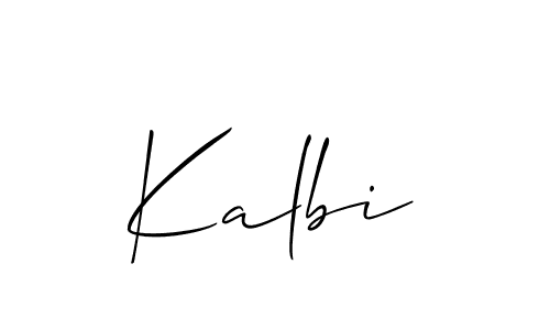 Similarly Allison_Script is the best handwritten signature design. Signature creator online .You can use it as an online autograph creator for name Kalbi. Kalbi signature style 2 images and pictures png