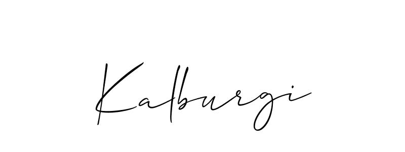 Kalburgi stylish signature style. Best Handwritten Sign (Allison_Script) for my name. Handwritten Signature Collection Ideas for my name Kalburgi. Kalburgi signature style 2 images and pictures png