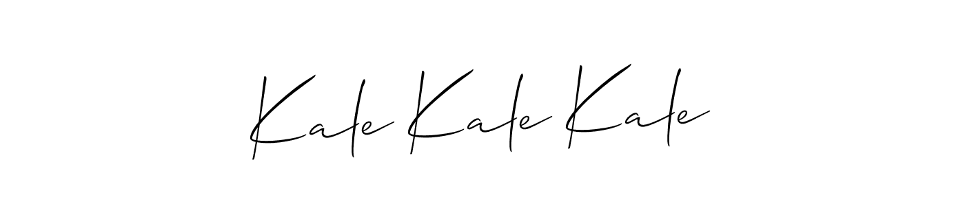 Also You can easily find your signature by using the search form. We will create Kale Kale Kale name handwritten signature images for you free of cost using Allison_Script sign style. Kale Kale Kale signature style 2 images and pictures png