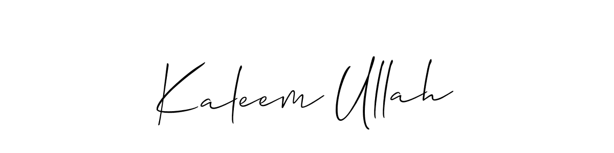 Make a beautiful signature design for name Kaleem Ullah. Use this online signature maker to create a handwritten signature for free. Kaleem Ullah signature style 2 images and pictures png