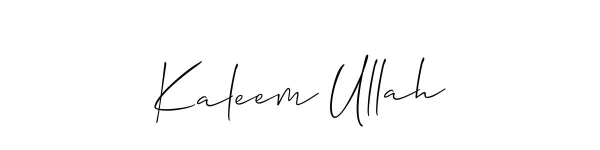 You can use this online signature creator to create a handwritten signature for the name Kaleem Ullah. This is the best online autograph maker. Kaleem Ullah signature style 2 images and pictures png