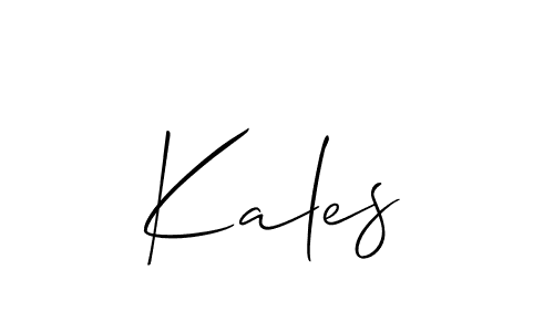 Make a beautiful signature design for name Kales. Use this online signature maker to create a handwritten signature for free. Kales signature style 2 images and pictures png