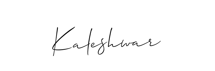 Best and Professional Signature Style for Kaleshwar. Allison_Script Best Signature Style Collection. Kaleshwar signature style 2 images and pictures png