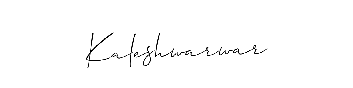 Also You can easily find your signature by using the search form. We will create Kaleshwarwar name handwritten signature images for you free of cost using Allison_Script sign style. Kaleshwarwar signature style 2 images and pictures png