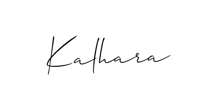 How to Draw Kalhara signature style? Allison_Script is a latest design signature styles for name Kalhara. Kalhara signature style 2 images and pictures png