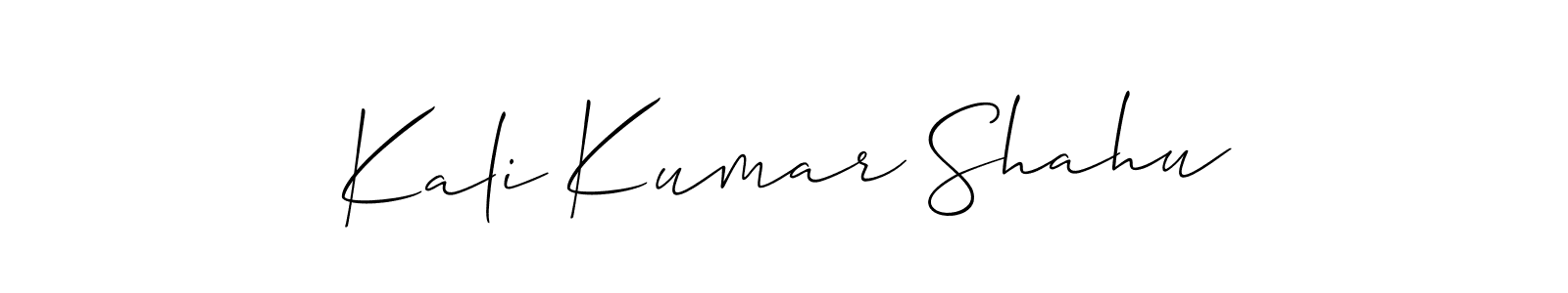 Also You can easily find your signature by using the search form. We will create Kali Kumar Shahu name handwritten signature images for you free of cost using Allison_Script sign style. Kali Kumar Shahu signature style 2 images and pictures png