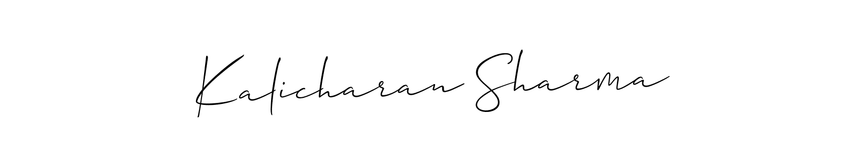 Make a beautiful signature design for name Kalicharan Sharma. Use this online signature maker to create a handwritten signature for free. Kalicharan Sharma signature style 2 images and pictures png