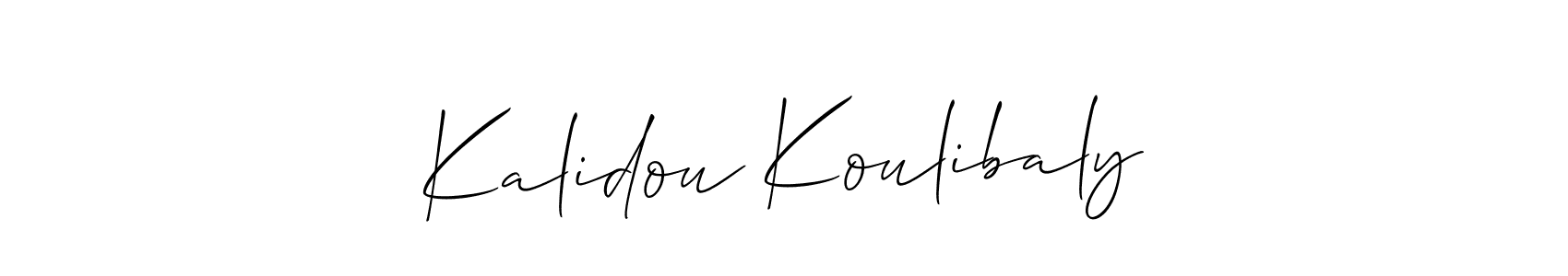 Once you've used our free online signature maker to create your best signature Allison_Script style, it's time to enjoy all of the benefits that Kalidou Koulibaly name signing documents. Kalidou Koulibaly signature style 2 images and pictures png