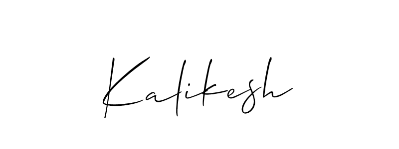 Similarly Allison_Script is the best handwritten signature design. Signature creator online .You can use it as an online autograph creator for name Kalikesh. Kalikesh signature style 2 images and pictures png