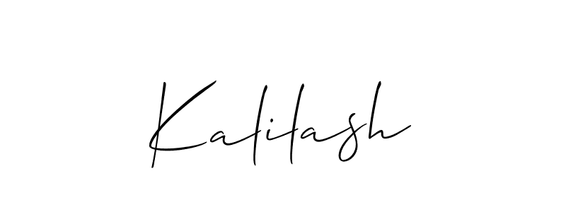 Also You can easily find your signature by using the search form. We will create Kalilash name handwritten signature images for you free of cost using Allison_Script sign style. Kalilash signature style 2 images and pictures png