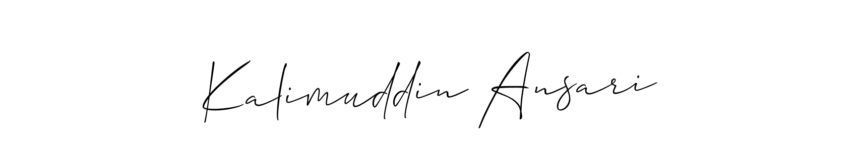 Once you've used our free online signature maker to create your best signature Allison_Script style, it's time to enjoy all of the benefits that Kalimuddin Ansari name signing documents. Kalimuddin Ansari signature style 2 images and pictures png