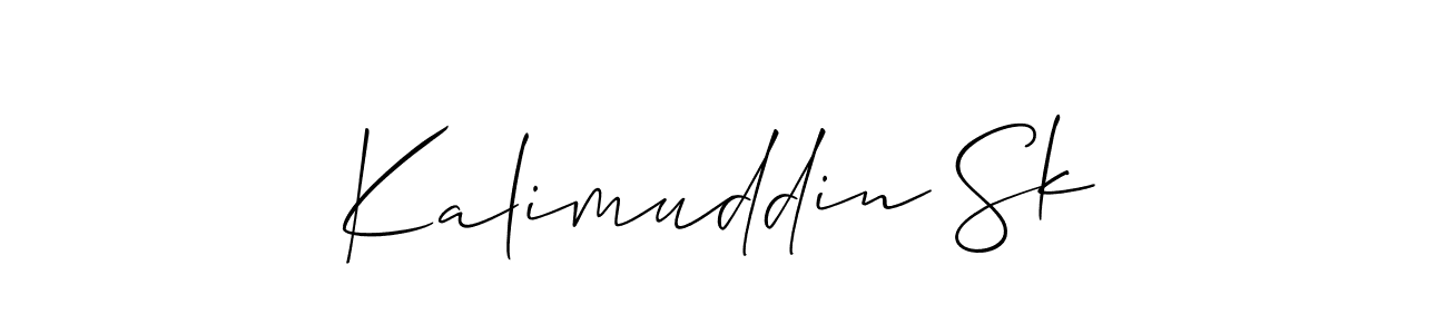 This is the best signature style for the Kalimuddin Sk name. Also you like these signature font (Allison_Script). Mix name signature. Kalimuddin Sk signature style 2 images and pictures png
