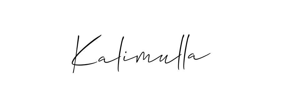 Also we have Kalimulla name is the best signature style. Create professional handwritten signature collection using Allison_Script autograph style. Kalimulla signature style 2 images and pictures png