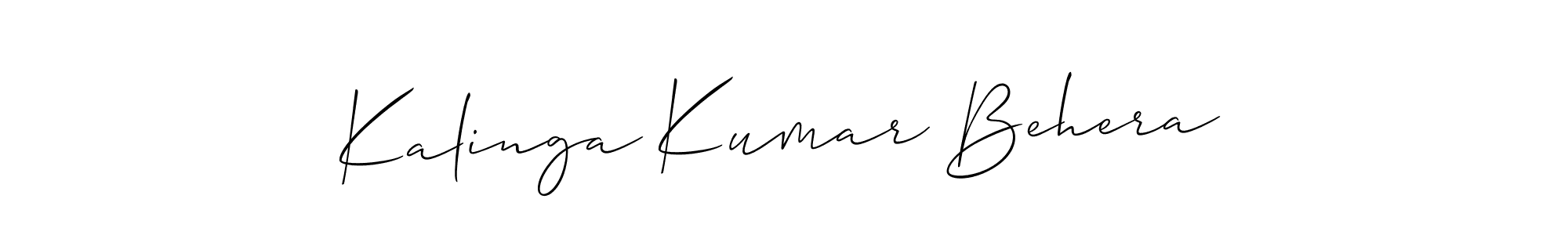 How to Draw Kalinga Kumar Behera signature style? Allison_Script is a latest design signature styles for name Kalinga Kumar Behera. Kalinga Kumar Behera signature style 2 images and pictures png