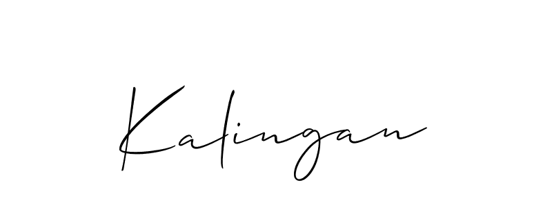 Also we have Kalingan name is the best signature style. Create professional handwritten signature collection using Allison_Script autograph style. Kalingan signature style 2 images and pictures png