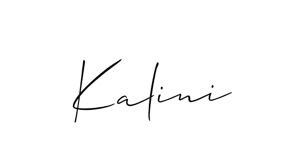 Make a beautiful signature design for name Kalini. Use this online signature maker to create a handwritten signature for free. Kalini signature style 2 images and pictures png