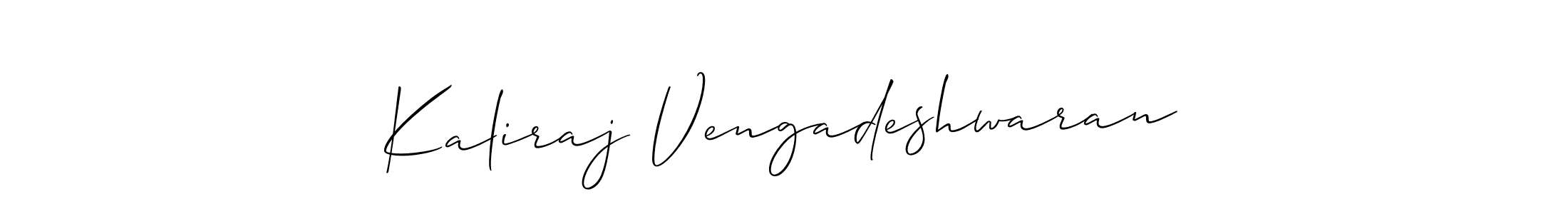 Also we have Kaliraj Vengadeshwaran name is the best signature style. Create professional handwritten signature collection using Allison_Script autograph style. Kaliraj Vengadeshwaran signature style 2 images and pictures png