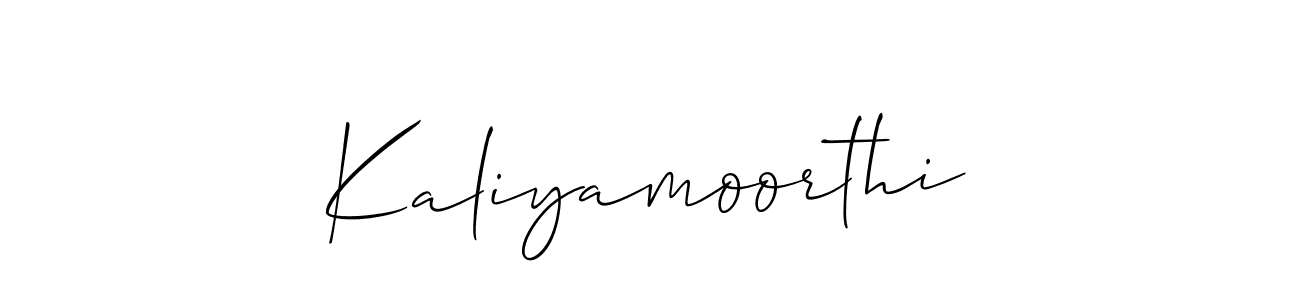 Best and Professional Signature Style for Kaliyamoorthi. Allison_Script Best Signature Style Collection. Kaliyamoorthi signature style 2 images and pictures png