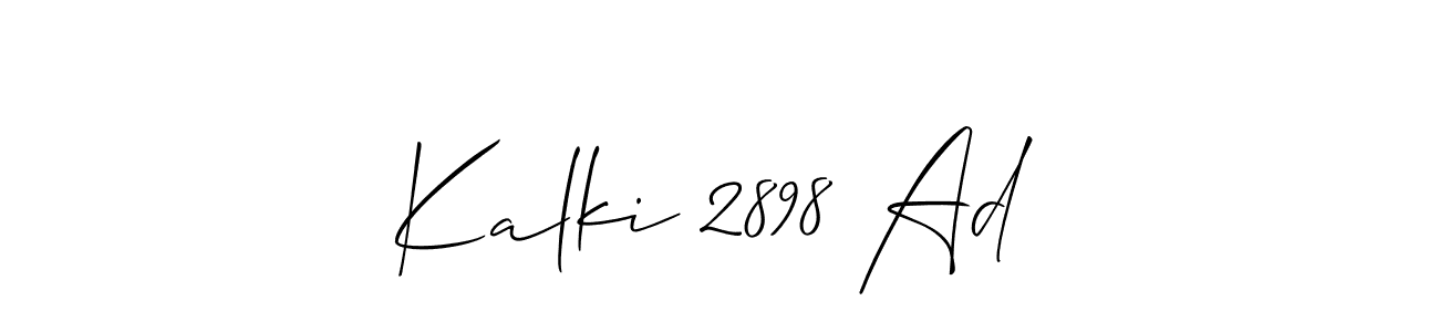 It looks lik you need a new signature style for name Kalki 2898 Ad. Design unique handwritten (Allison_Script) signature with our free signature maker in just a few clicks. Kalki 2898 Ad signature style 2 images and pictures png