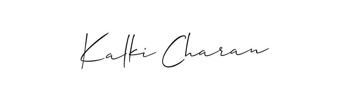 Best and Professional Signature Style for Kalki Charan. Allison_Script Best Signature Style Collection. Kalki Charan signature style 2 images and pictures png