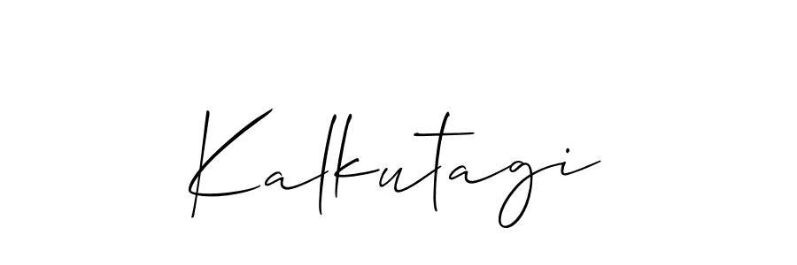 The best way (Allison_Script) to make a short signature is to pick only two or three words in your name. The name Kalkutagi include a total of six letters. For converting this name. Kalkutagi signature style 2 images and pictures png