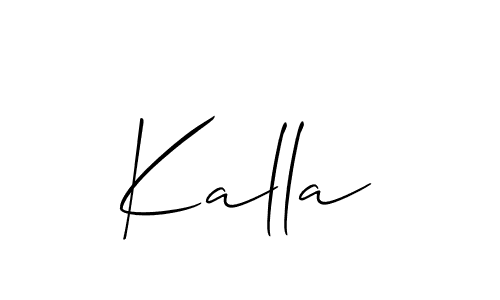 This is the best signature style for the Kalla name. Also you like these signature font (Allison_Script). Mix name signature. Kalla signature style 2 images and pictures png