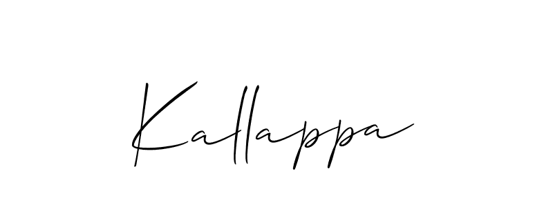 Make a short Kallappa signature style. Manage your documents anywhere anytime using Allison_Script. Create and add eSignatures, submit forms, share and send files easily. Kallappa signature style 2 images and pictures png