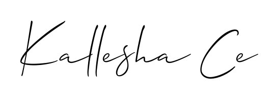 Once you've used our free online signature maker to create your best signature Allison_Script style, it's time to enjoy signing your documents with Kallesha Ce name. Kallesha Ce signature style 2 images and pictures png