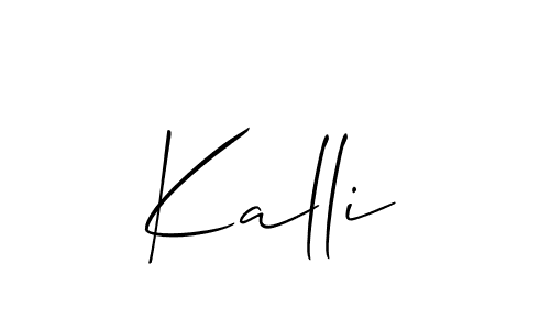 Kalli stylish signature style. Best Handwritten Sign (Allison_Script) for my name. Handwritten Signature Collection Ideas for my name Kalli. Kalli signature style 2 images and pictures png