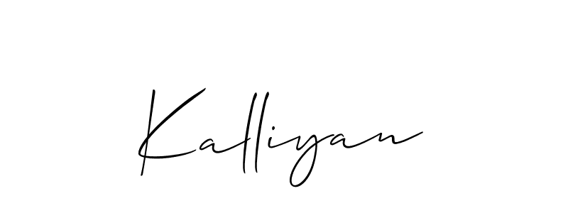 Here are the top 10 professional signature styles for the name Kalliyan. These are the best autograph styles you can use for your name. Kalliyan signature style 2 images and pictures png