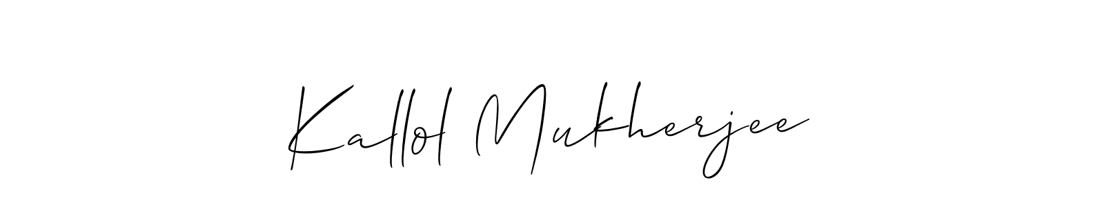 Best and Professional Signature Style for Kallol Mukherjee. Allison_Script Best Signature Style Collection. Kallol Mukherjee signature style 2 images and pictures png