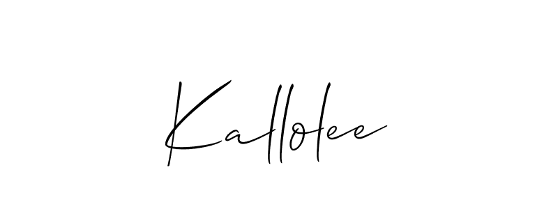 Once you've used our free online signature maker to create your best signature Allison_Script style, it's time to enjoy all of the benefits that Kallolee name signing documents. Kallolee signature style 2 images and pictures png