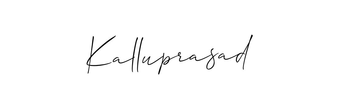 Best and Professional Signature Style for Kalluprasad. Allison_Script Best Signature Style Collection. Kalluprasad signature style 2 images and pictures png