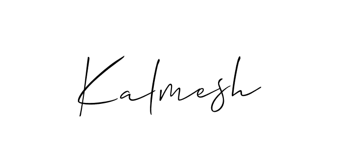 Similarly Allison_Script is the best handwritten signature design. Signature creator online .You can use it as an online autograph creator for name Kalmesh. Kalmesh signature style 2 images and pictures png