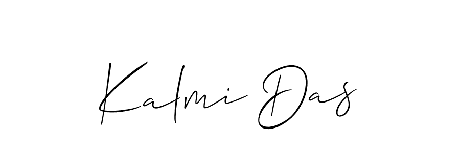 Design your own signature with our free online signature maker. With this signature software, you can create a handwritten (Allison_Script) signature for name Kalmi Das. Kalmi Das signature style 2 images and pictures png