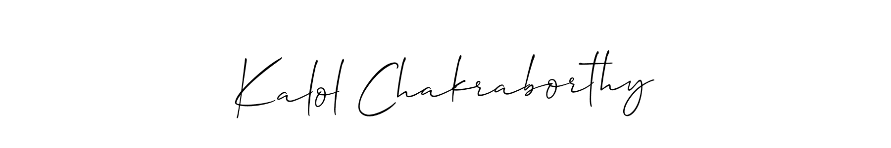 Once you've used our free online signature maker to create your best signature Allison_Script style, it's time to enjoy all of the benefits that Kalol Chakraborthy name signing documents. Kalol Chakraborthy signature style 2 images and pictures png