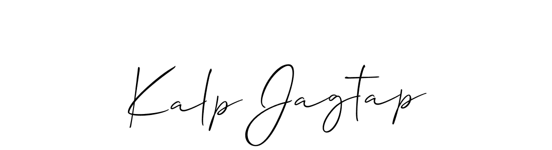 Make a beautiful signature design for name Kalp Jagtap. Use this online signature maker to create a handwritten signature for free. Kalp Jagtap signature style 2 images and pictures png