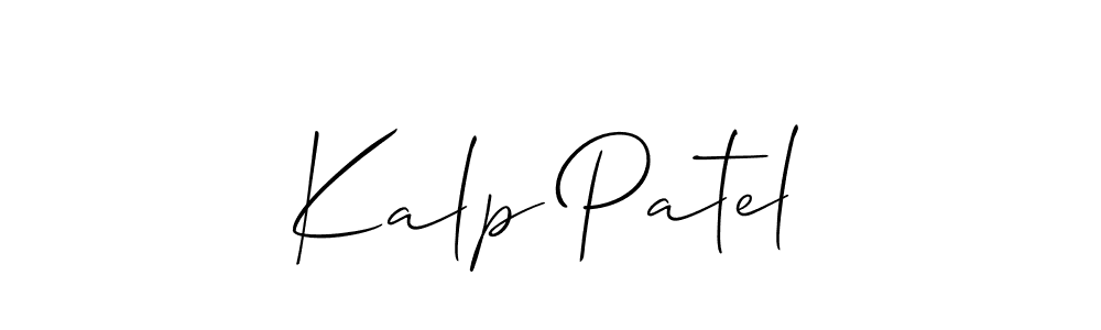 Make a beautiful signature design for name Kalp Patel. Use this online signature maker to create a handwritten signature for free. Kalp Patel signature style 2 images and pictures png