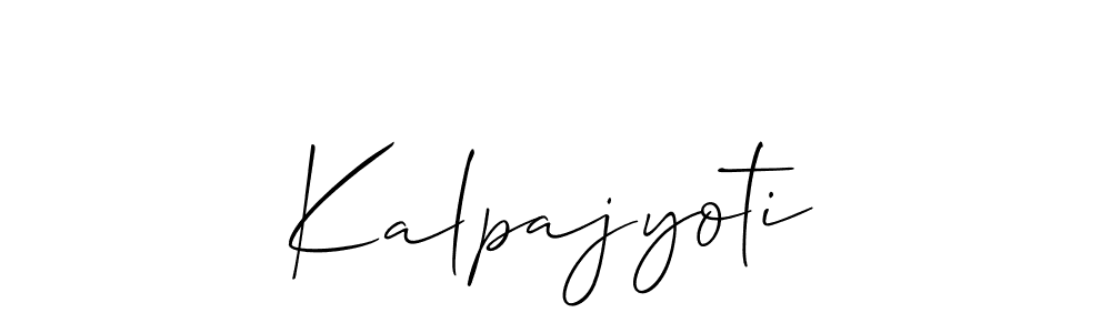 Kalpajyoti stylish signature style. Best Handwritten Sign (Allison_Script) for my name. Handwritten Signature Collection Ideas for my name Kalpajyoti. Kalpajyoti signature style 2 images and pictures png