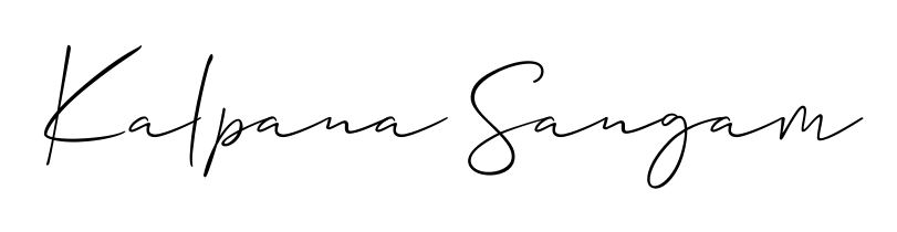 Master the art of signing with Kalpana Sangam written in fluent Allison_Script script. A great template to practice and refine your handwriting. Kalpana Sangam signature style 2 images and pictures png