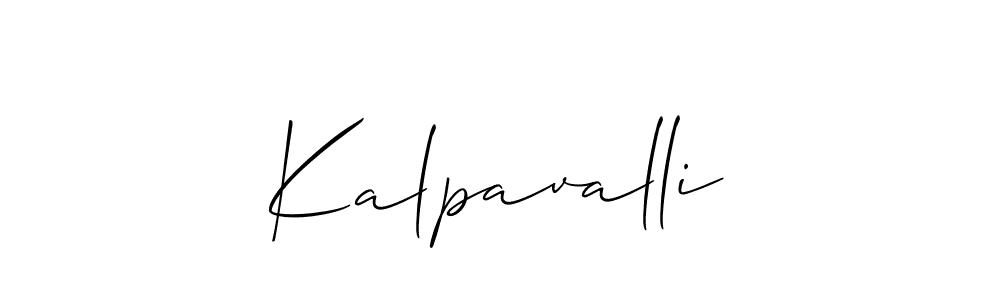 Make a beautiful signature design for name Kalpavalli. Use this online signature maker to create a handwritten signature for free. Kalpavalli signature style 2 images and pictures png