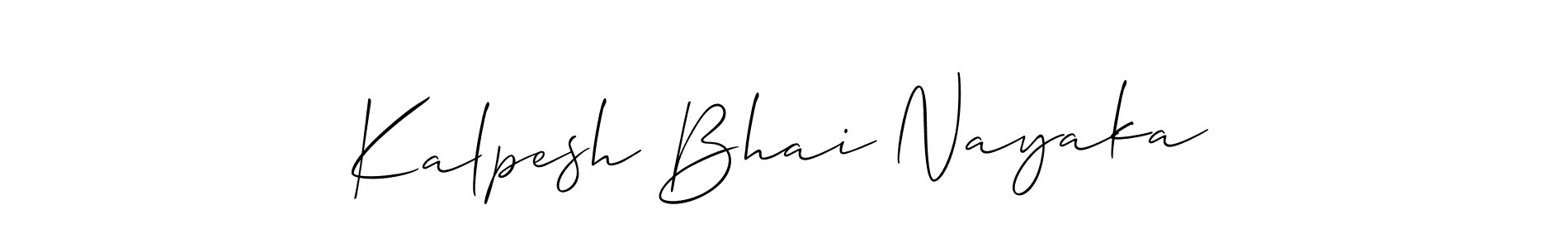 Make a beautiful signature design for name Kalpesh Bhai Nayaka. Use this online signature maker to create a handwritten signature for free. Kalpesh Bhai Nayaka signature style 2 images and pictures png