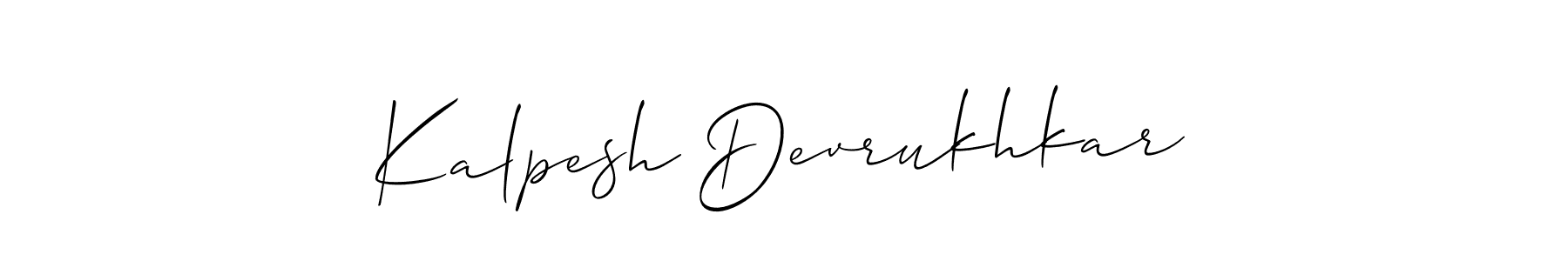 Similarly Allison_Script is the best handwritten signature design. Signature creator online .You can use it as an online autograph creator for name Kalpesh Devrukhkar. Kalpesh Devrukhkar signature style 2 images and pictures png