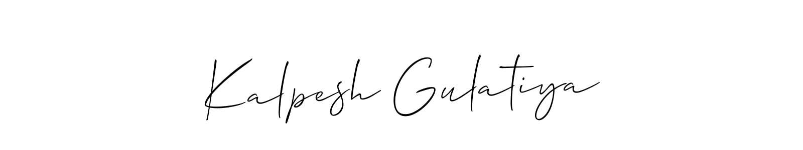 Here are the top 10 professional signature styles for the name Kalpesh Gulatiya. These are the best autograph styles you can use for your name. Kalpesh Gulatiya signature style 2 images and pictures png