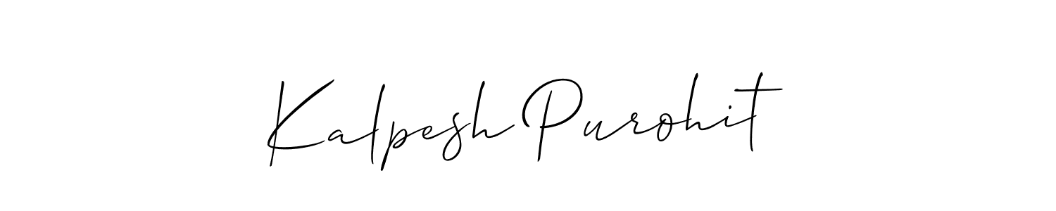 Make a beautiful signature design for name Kalpesh Purohit. Use this online signature maker to create a handwritten signature for free. Kalpesh Purohit signature style 2 images and pictures png